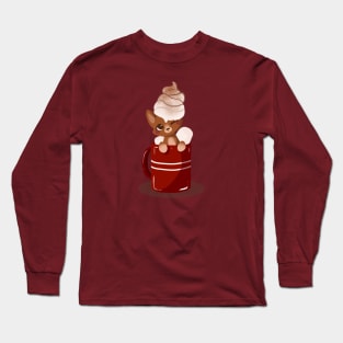 Hot Cocoa Kitty Long Sleeve T-Shirt